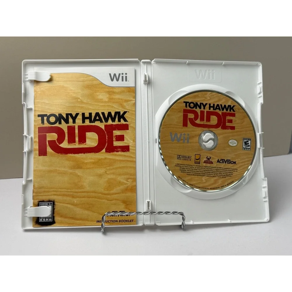 Tony Hawk: Ride (Nintendo Wii, 2009), Activision, Complete w/ Manual, Pre-owned
